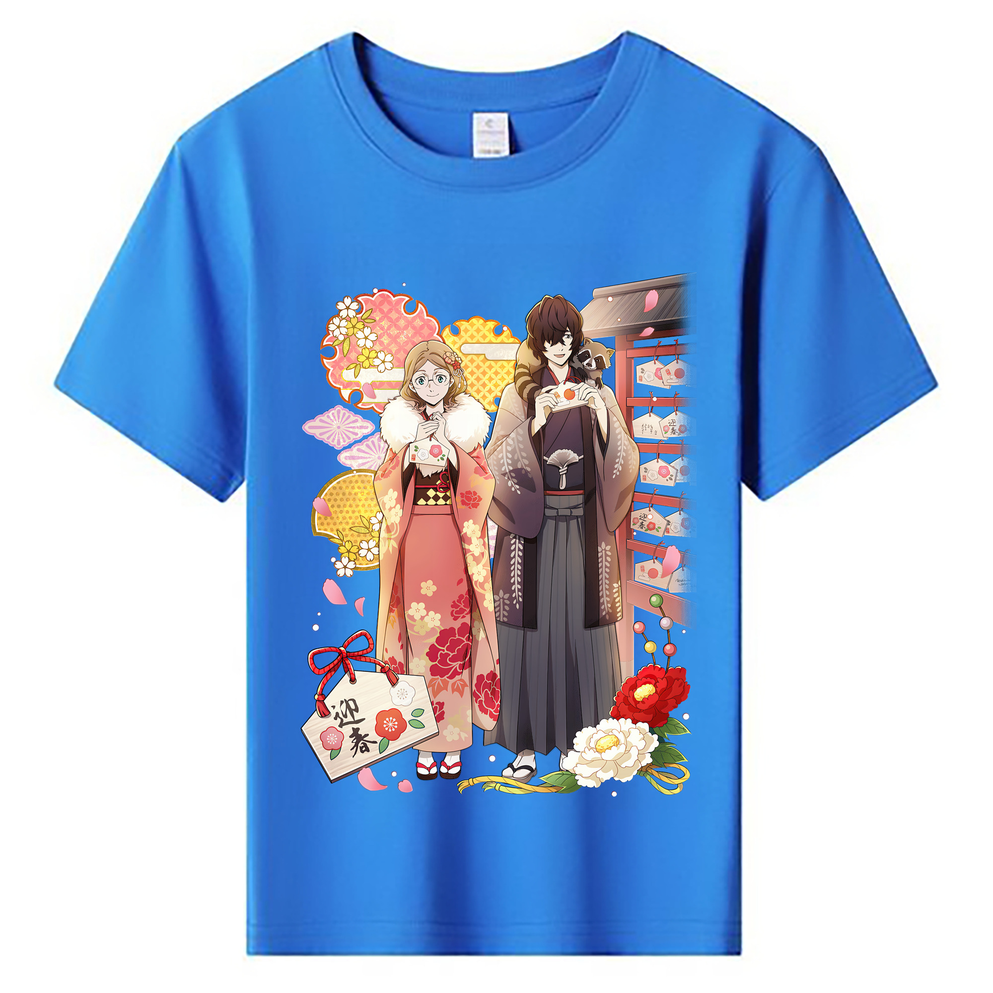 （画像用） 文豪ストレイドッグス Bungo Stray Dogs 綿100％キッズTシャツ（フロントプリント）